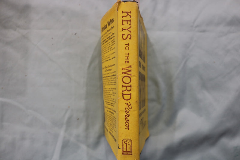 1950'S KEYS TO THE WORD HARDCOVER BOOK BY A. T. PIERSON - KD 9634
