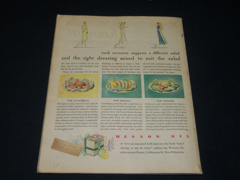 1931 JULY LADIES HOME JOURNAL MAGAZINE - BEAUTIFUL FRONT COVER - F 355