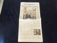 2020 NOV 9 N.Y. TIMES - BIDEN TURNS ATTENTION TO TRANSITION - ALEX TREBEK DIED