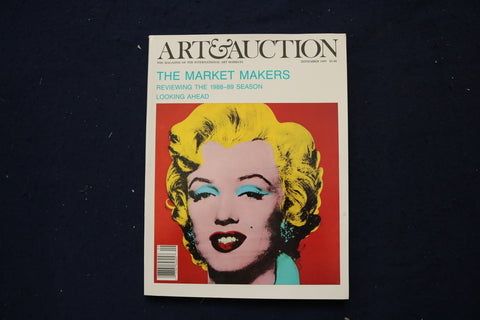 1989 SEPTEMBER ART & AUCTION MAGAZINE - MARILYN MONROE COVER - E 18993
