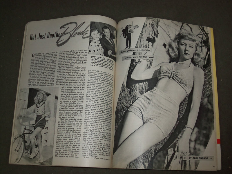 1948 AUGUST SCREENLAND MAGAZINE - YVONNE DECARLO COVER - M 61