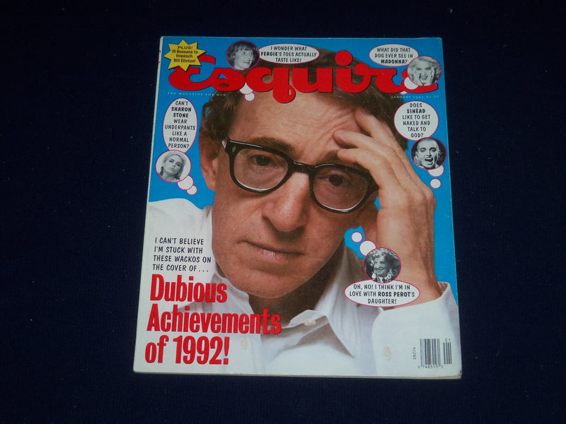1993 JANUARY ESQUIRE MAGAZINE - WOODY ALLEN COVER - SP 5347