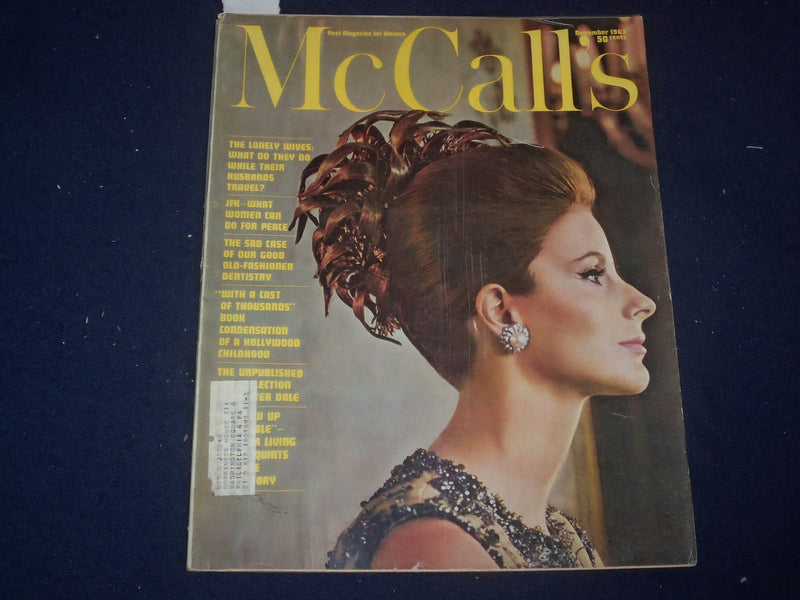 1963 NOVEMBER MCCALL'S MAGAZINE - A KIND OF MAGIC BY EDNA FERBER - ST 6554