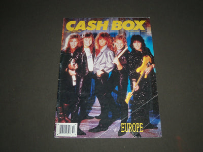 1987 FEBRUARY 7 CASHBOX MAGAZINE - EUROPE COVER - SP 3531