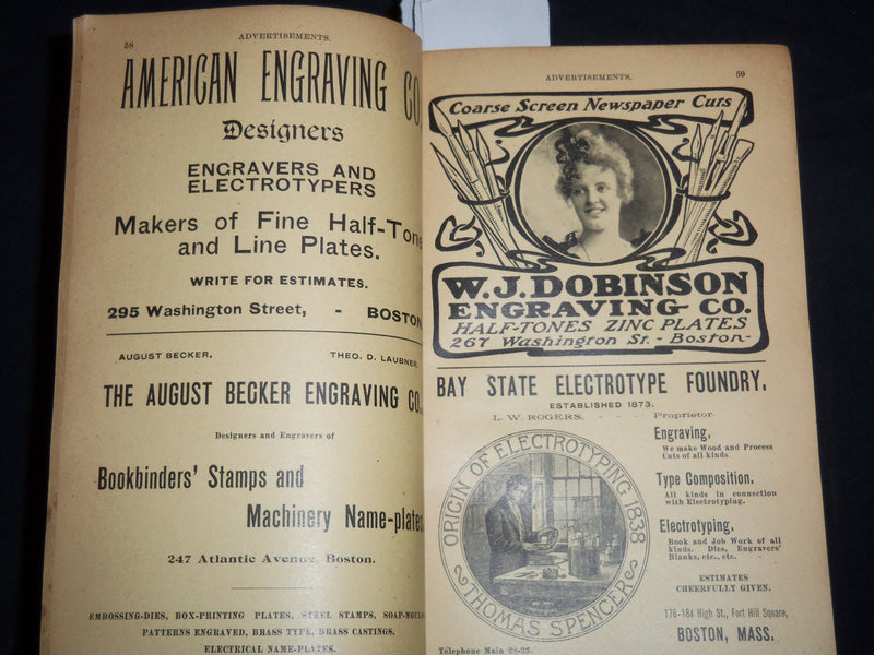 1903 MASSACHUSETTS YEAR BOOK AND BUSINESS DIRECTORY NO. 8 - KD 4502C