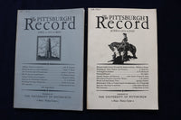 1932-1934 THE PITTSBURGH RECORD - UNIVERSITY OF PITTSBURGH - LOT OF 8 - O 3462
