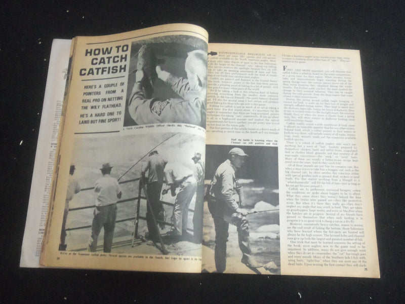 1971 FRESH AND SALT WTER FISHING MAGAZINE - TROLLING, TO LOCATE FISH - B 5529C