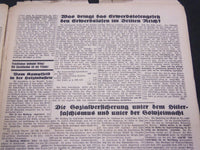 1935-1938 SOLIDARITAT SOLIDARITY NEWSPAPER LOT OF 23 ISSUES - GERMAN - UP 83