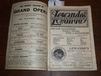 1902 MARCH 10 BOSTON THEATRE OPERA PROGRAM - LAWRENCE MCCARTY - K 1188