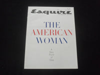 1962 JULY ESQUIRE MAGAZINE - THE AMERICAN WOMAN, A NEW POINT OF VIEW - F 862