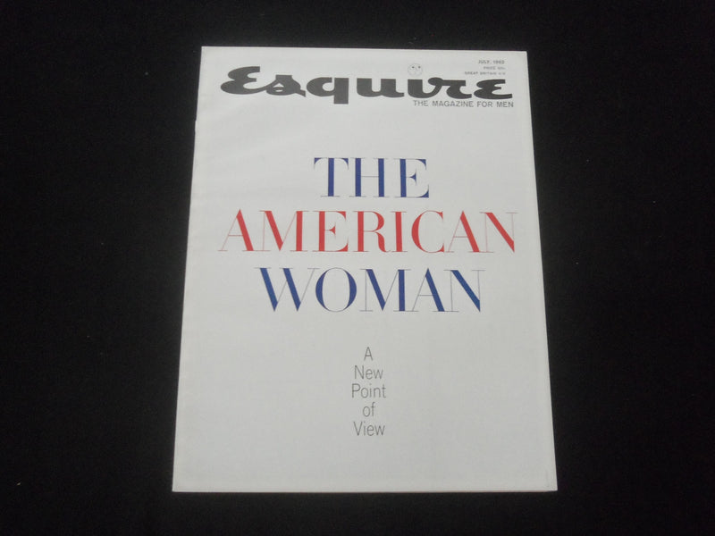 1962 JULY ESQUIRE MAGAZINE - THE AMERICAN WOMAN, A NEW POINT OF VIEW - F 862