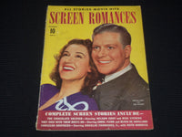 1941 DECEMBER SCREEN ROMANCES MAGAZINE - NELSON EDDY & STEVENS - E 16362