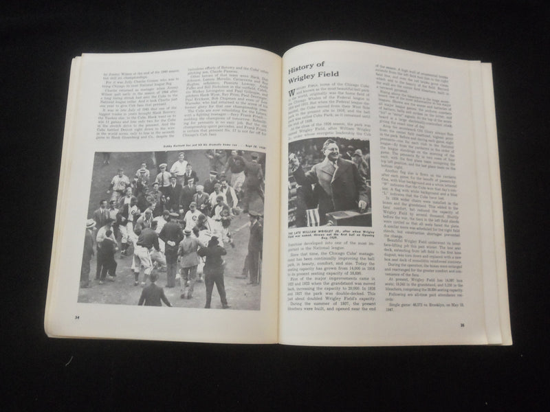 1950 CHICAGO CUBS YEAR BOOK - J 7850