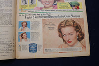 1953 OCTOBER 18 AMERICAN WEEKLY MAGAZINE - JEANNE CRAIN AD - E 23250