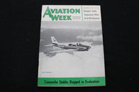 1957 NOV 11 AVIATION WEEK MAGAZINE - PIPER COMANCHE COVER - SP 4175Q