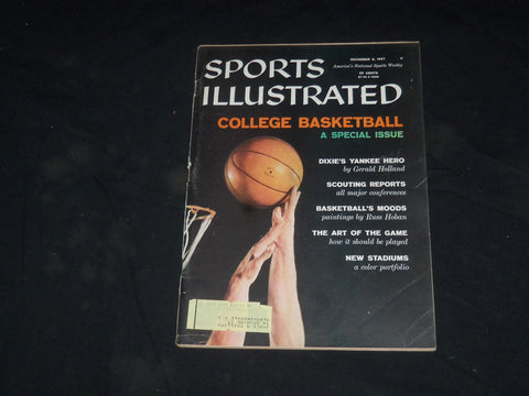 1957 DECEMBER 9 SPORTS ILLUSTRATED MAGAZINE - COLLEGE BASKETBALL ISSUE - SP 8860