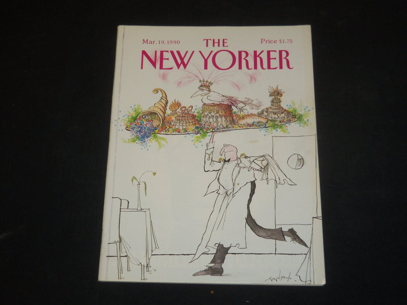 1990 MARCH 19 THE NEW YORKER MAGAZINE - ILLUSTRATED COVER - NY 1425