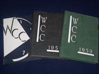 1957-1959 WCC WESTCHESTER COMMUNITY COLLEGE YEARBOOK LOT OF 3 - PHOTOS - YB 458