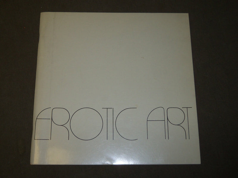 1973 EROTIC ART - THE NEW SCHOOL ART CENTER CATALOG - GREAT PRINTS - J 3802