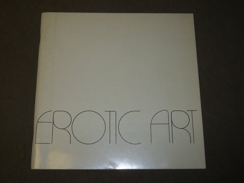 1973 EROTIC ART - THE NEW SCHOOL ART CENTER CATALOG - GREAT PRINTS - J 3802