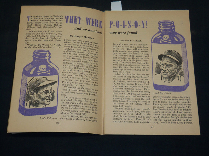 1949 JUNE BASEBALL DIGEST MAGAZINE - ROBIN ROBERTS SIGNED COVER - J 5845