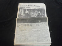 1963 NOV 24 SUNDAY BULLETIN NEWSPAPER-KENNEDY TO BE BURIED IN ARLINGTON- NP 5813