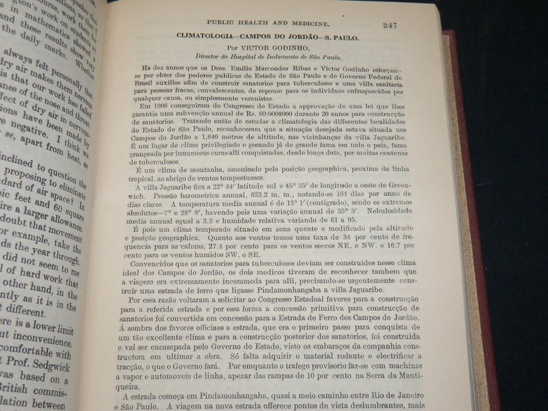 1915-1916 PAN AMERICAN SCIENTIFIC CONGRESS PROCEEDINGS VOLUME LOT OF 10 - KD 5L