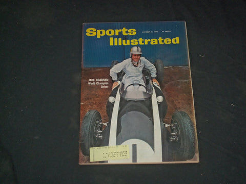 1960 OCTOBER 31 SPORTS ILLUSTRATED MAGAZINE - JACK BRABHAM - SP 8986
