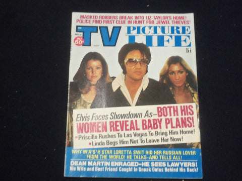 1974 NOVEMBER TV PICTURE LIFE MAGAZINE - ELVIS PRESLEY - PHOTOS - ST 5859