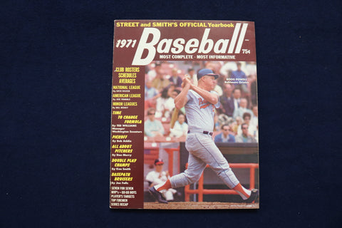 1971 STREET AND SMITH'S BASEBALL MAGAZINE - BOOG POWELL COVER - E 11803