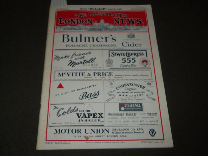 1951 NOVEMBER 10 ILLUSTRATED LONDON NEWS MAGAZINE - GREAT PHOTOS - J 2767
