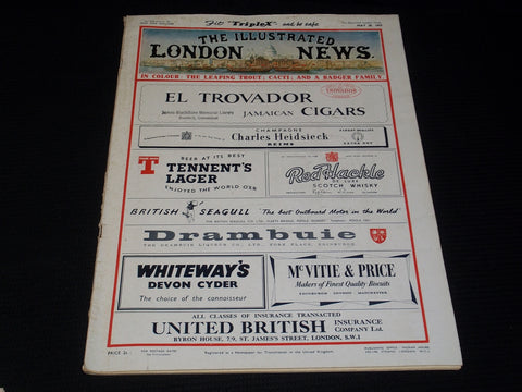1955 MAY 28 ILLUSTRATED LONDON NEWS MAGAZINE NICE COVERS & ADS - E 4245