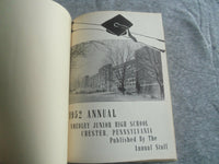 1952 ANNUAL SMEDLEY JUNIOR HIGH SCHOOL YEARBOOK - CHESTER, PENNSYLVANIA- YB 2792