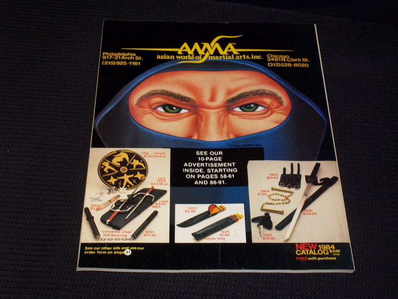 1984 MAY BLACK BELT MAGAZINE - MARTIAL ARTS FRONT COVER - E 7770