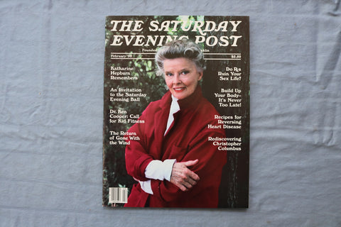1992 FEBRUARY SATURDAY EVENING POST MAGAZINE - KATHARINE HEPBURN COVER - E 18736