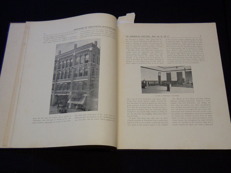 1905 SHERIDAN COUNCIL NO. 24 TWENTIETH ANNIVERSARY BY C. MALONEY - KD 1176J