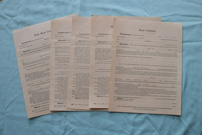 1890'S-1900'S EARLY THEATRE BROADSIDES - 75+ PIECES - GREAT LOT - K 3327