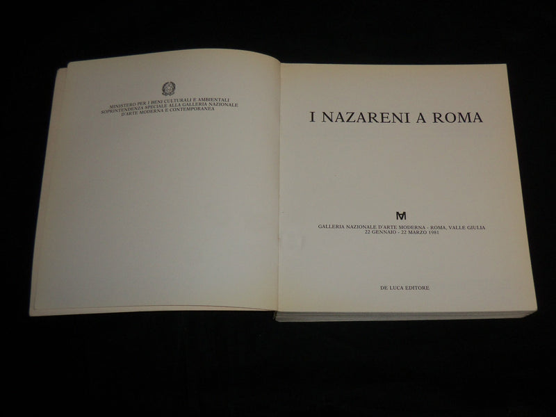 1981 I NAZARENI A ROMA SOFTCOVER BOOK - ITALIAN TEXT - NICE PRINTS - KD 6916
