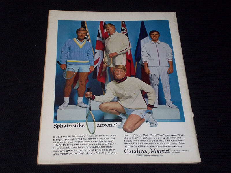 1969 DECEMBER WORLD TENNIS MAGAZINE - ANN JONES FRONT COVER - E 3591