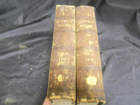 1878 SATURDAY REVIEW 2 BOUND VOLUMES - COMPLETE YR- PUBLISHED IN LONDON - R 1073