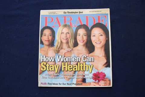 2008 OCTOBER 19 PARADE MAGAZINE - HOW WOMEN CAN STAY HEALTHY COVER - E 18430