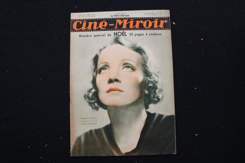 1931 DECEMBER 25 CINE-MIROIR MAGAZINE - MARLENE DIETRICH COVER - E 25143