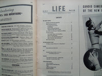 1938 MARCH 14 LIFE MAGAZINE - JANE FROMAN AT RADIO REHERSAL - L 69