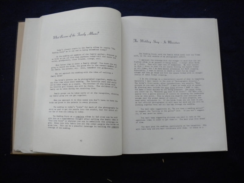 1973 THE WEDDING STORY...BEYOND THE CAMERA HARDCOVER BOOK BY JACK CURTIS-KD 8001