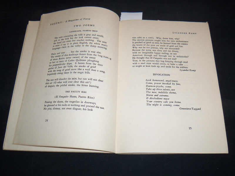 1946 APRIL POETRY A MAGAZINE OF VERSE - MODERN POETRY ASSOCIATION - J 8929