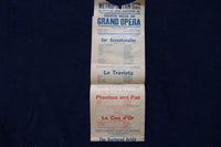 1941-1942 METROPOLITAN OPERA HOUSE BROADSIDES - LOT OF 3 - K 1532