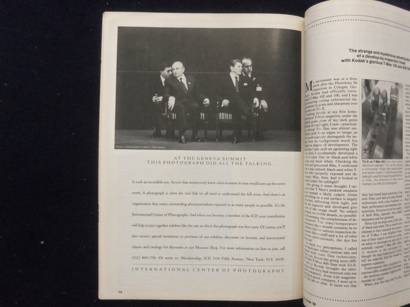 1988 MODERN PHOTOGRAPHY'S FILM GUIDE '88 MAGAZINE - SP 1534F