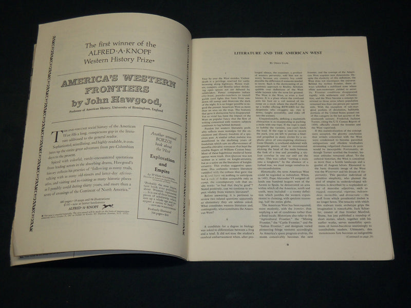 1967 THE AMERICAN WEST REVIEW MAGAZINE LOT OF 4 ISSUES - NP 2399N