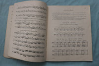 1890 OTTO LANGEY'S TUTORS CLARINET & SLIDE TROMBONE- LOT OF 2- SOFTCOVER- K 3384