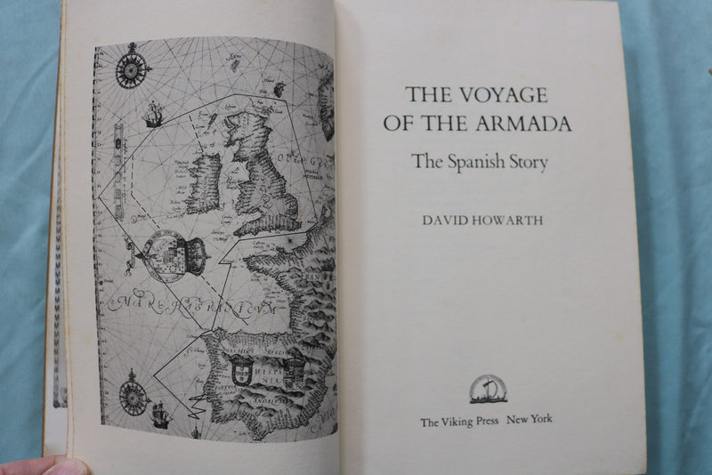 1981 THE VOYAGE OF THE ARMADA HARDCOVER BOOK BY DAVID HOWARTH - KD 9666